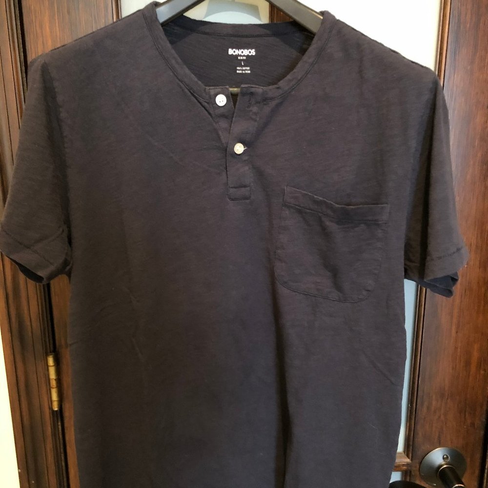Bonobos Cotton Short Sleeve Henley